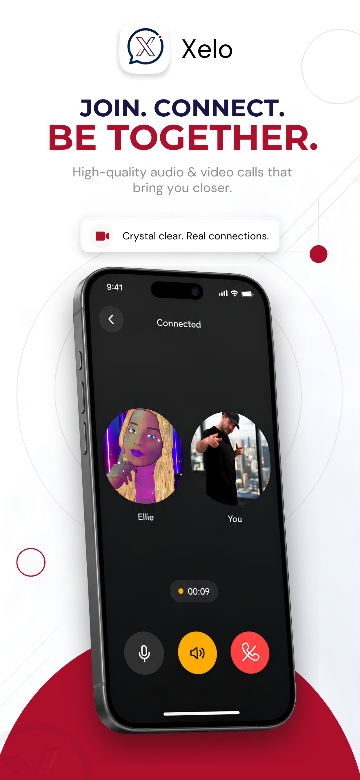 Xelo Messenger audio calling screenshot