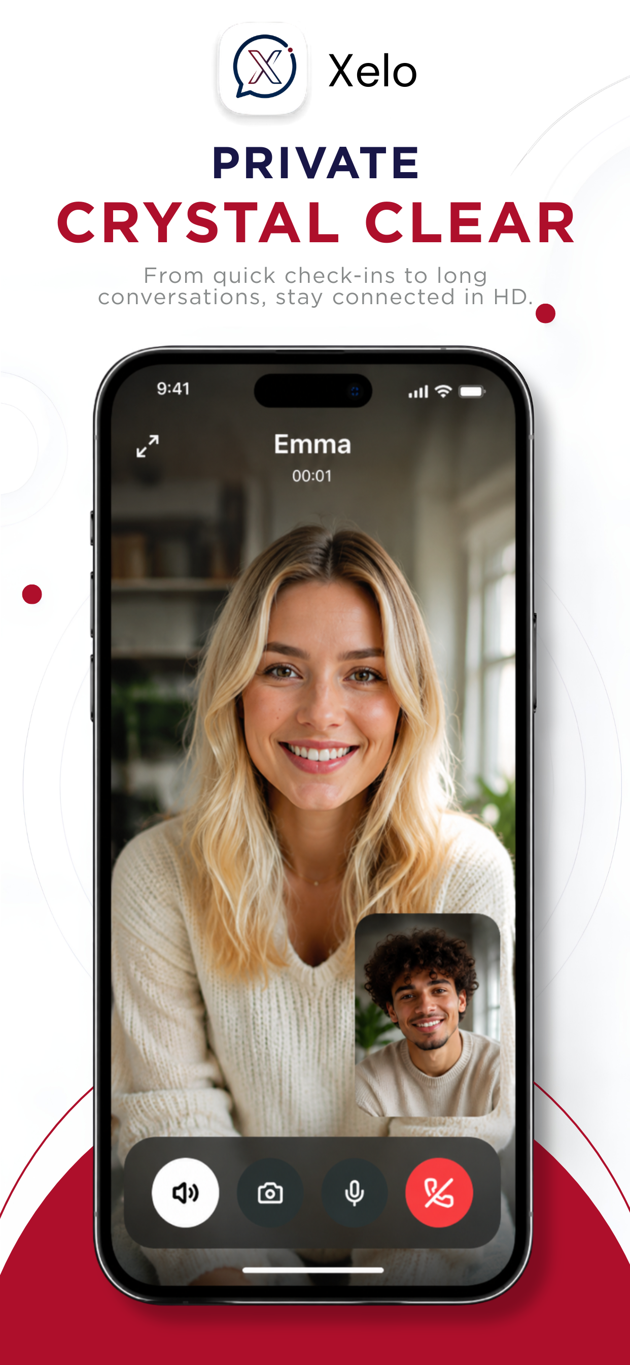 Xelo Messenger HD video calling screenshot
